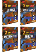 Xam idea Bundle Set of 4 (Science, Social Science, Mathematics & English (Lang. & Lit) Class 9 Book 