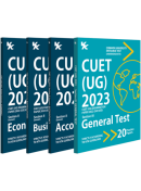 NTA CUET (UG) Practice Paper Economics, Business Studies, Accountancy & General Test (Set of 4) Exam Preparation Book 2023 | VK Publications