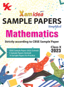 Xam idea Sample Papers Simplified Mathematics | Class 10 for 2023 Board Exam | Latest Sample Papers 2023 (New paper pattern based on CBSE Sample Paper released on 16th September)