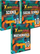 Xam idea Bundle Set of 3 (Science, Social Science & Mathematics) Class 10 Book 