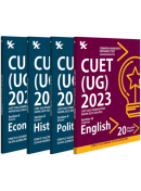 NTA CUET (UG) Practice Paper Economics, History, Political Science, English (Set of 4) Exam Preparation Book 2023 | VK Publications