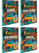 Xam idea Bundle Set of 4 (Science, Social Science, Mathematics & English) Class 10 Book | CBSE | Chapterwise Question Bank | Based on Revised CBSE Syllabus | NCERT Questions Include | 2023-24 Exam