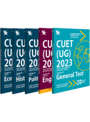 NTA CUET (UG) Practice Paper Economics, History, Political Science, General Test, English (Set of 5) Exam Preparation Book 2023 