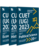 NTA CUET (UG) Practice Paper Economics, History & Political Science (Set of 3) Exam Preparation Book 2023 