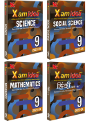 Xam idea Bundle Set of 4 (Science, Social Science, Mathematics & Hindi B) Class 9 Book 