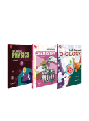 Lab Manual Physics, Chemistry & Biology (HB) With Worksheet (Set of 3 Books)
